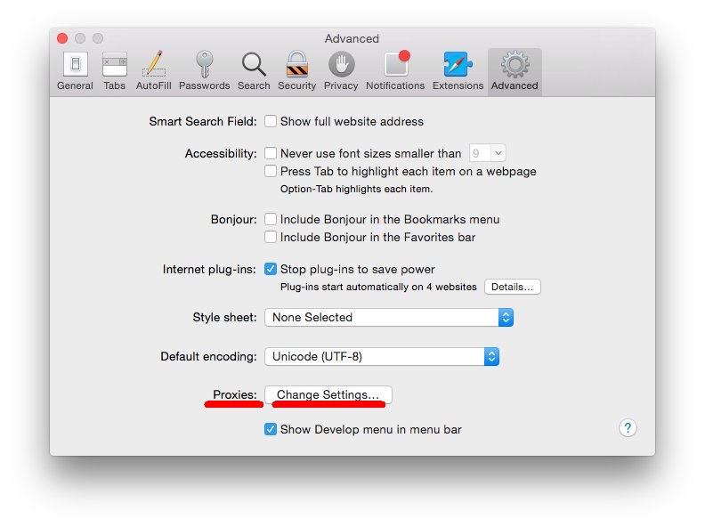 Интерфейс macOS