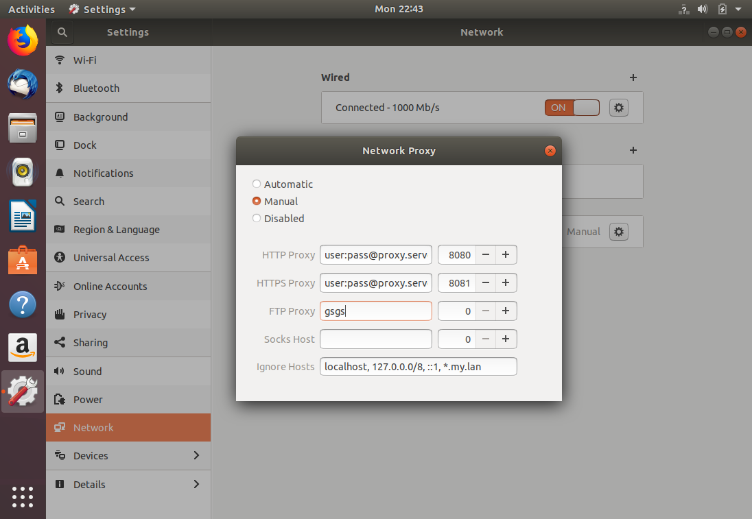 Interface Ubuntu